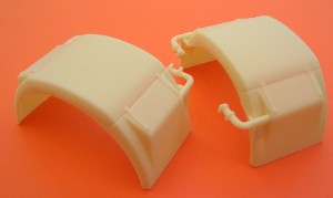 KFS 1/24 DAF XF車系用 後擋泥板 (TQ9